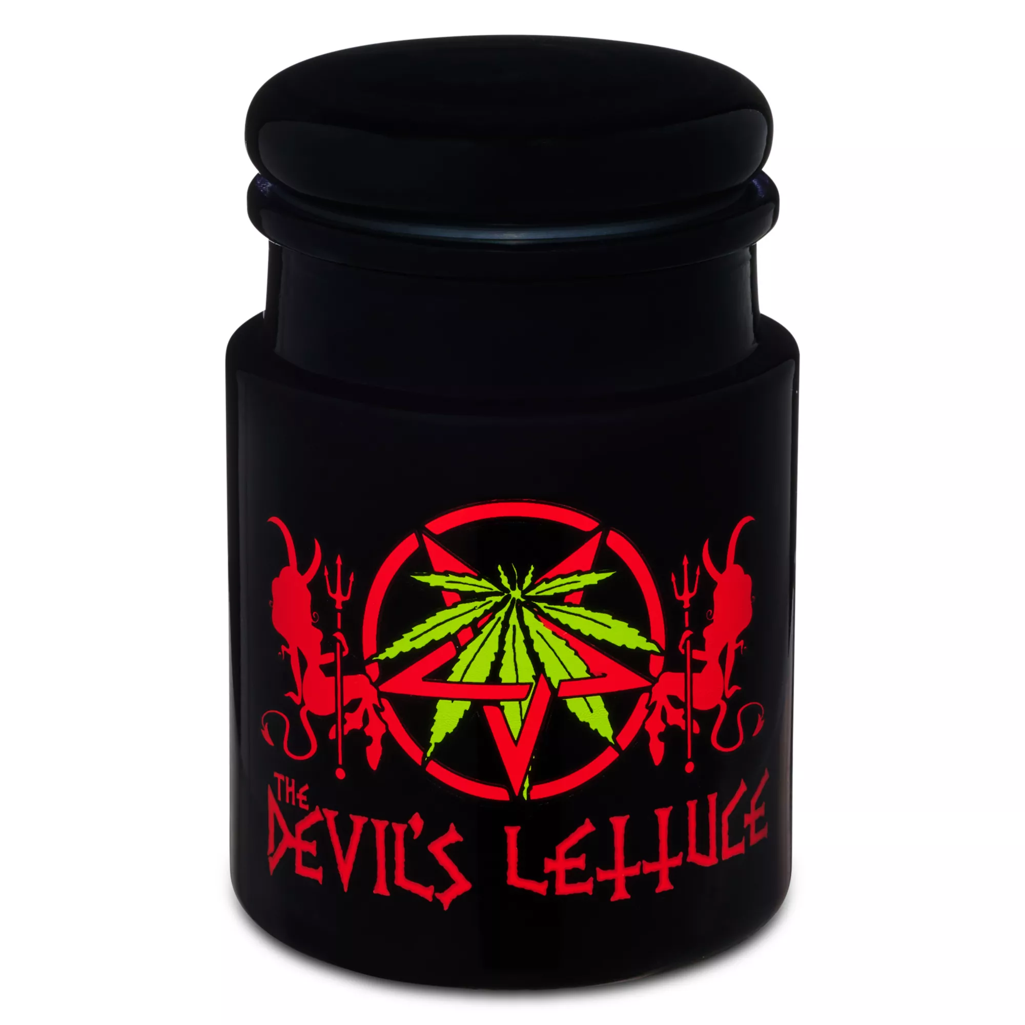Devil's Lettuce Stash Jar and Ashtray at Spencer's