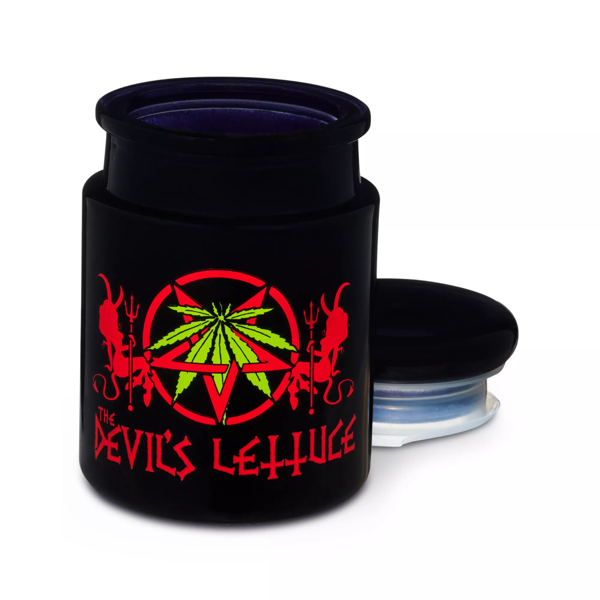 Devil's Lettuce Stash Jar and Ashtray at Spencer's