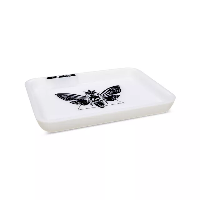 Light-Up LED Death Moth Tray at Spencer's