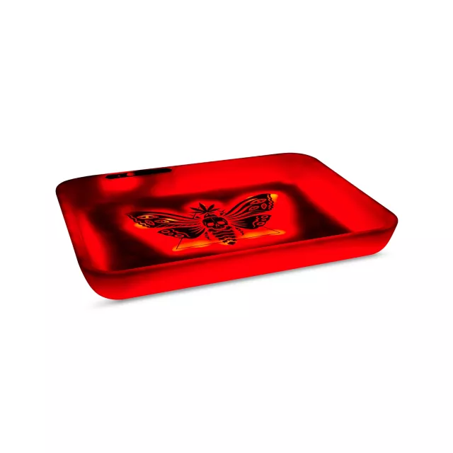 Light-Up LED Death Moth Tray at Spencer's