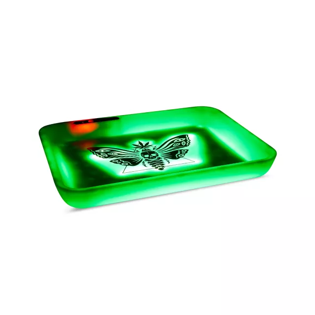 Light-Up LED Death Moth Tray at Spencer's