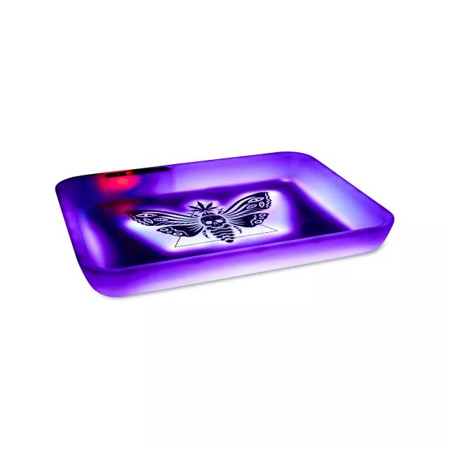 Light-Up LED Death Moth Tray at Spencer's