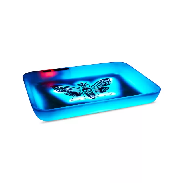 Light-Up LED Death Moth Tray at Spencer's