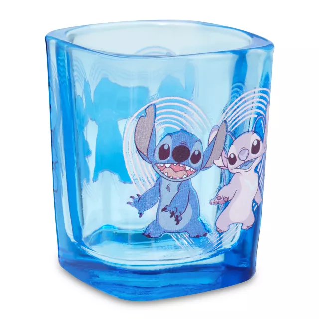 Stitch and Angel Square Mini Glass - Lilo & Stitch at Spencer's