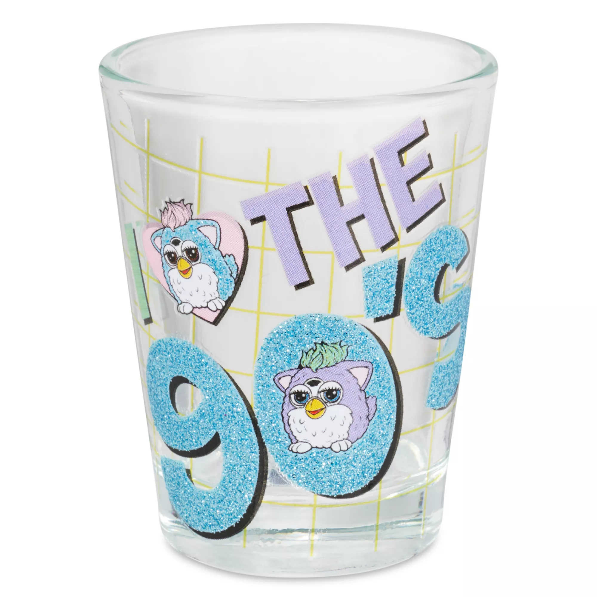 Glitter Furby I Love the '90s Shot Glass - 1.5 oz. at Spencer's