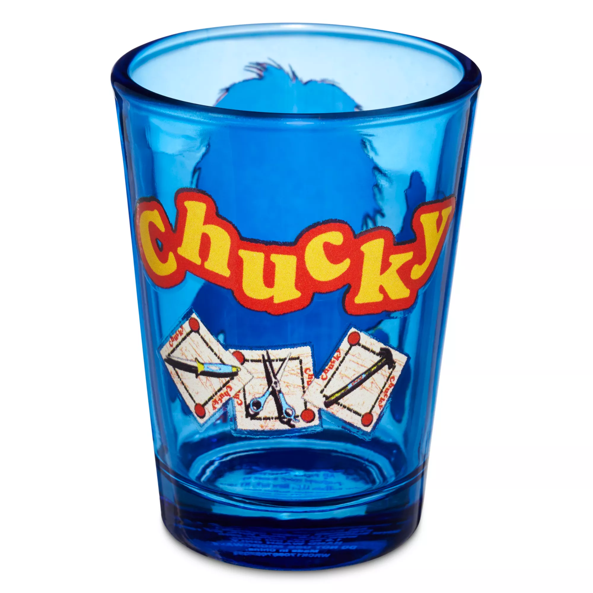 Playtime Is Over Shot Glass 1.5 oz. - Chucky at Spencer's