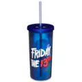 Jason Voorhees Iridescent Cup with Straw - Friday the 13th at Spencer's