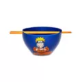 Blue Naruto Bowl with Chopsticks - Naruto at Spencer's