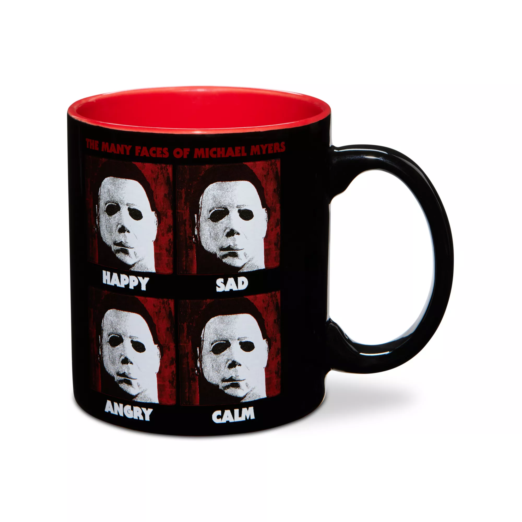 Many Faces of Michael Myers Coffee Mug 20 oz. - Halloween at Spencer's