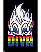Rainbow Ursula Diva Poster- Disney Villains