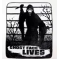 Ghost Face Lives Fleece Blanket at Spencer's