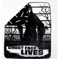 Ghost Face Lives Fleece Blanket at Spencer's