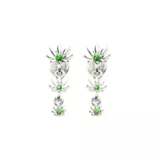 Green CZ Weed Lead Dangle Fake Plugs - 18 Gauge at Spencer's