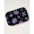 Iridescent Weed Leaf Tray at Spencer's