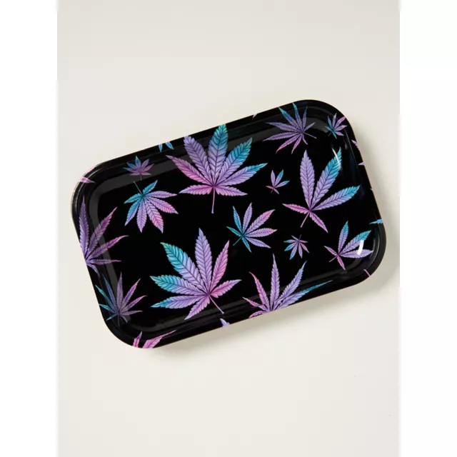 Iridescent Weed Leaf Tray at Spencer's