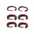 Multi-Pack Red and Black Ombre Huggie Hoop Earrings 3 Pack - 18 Gauge at Spencer's