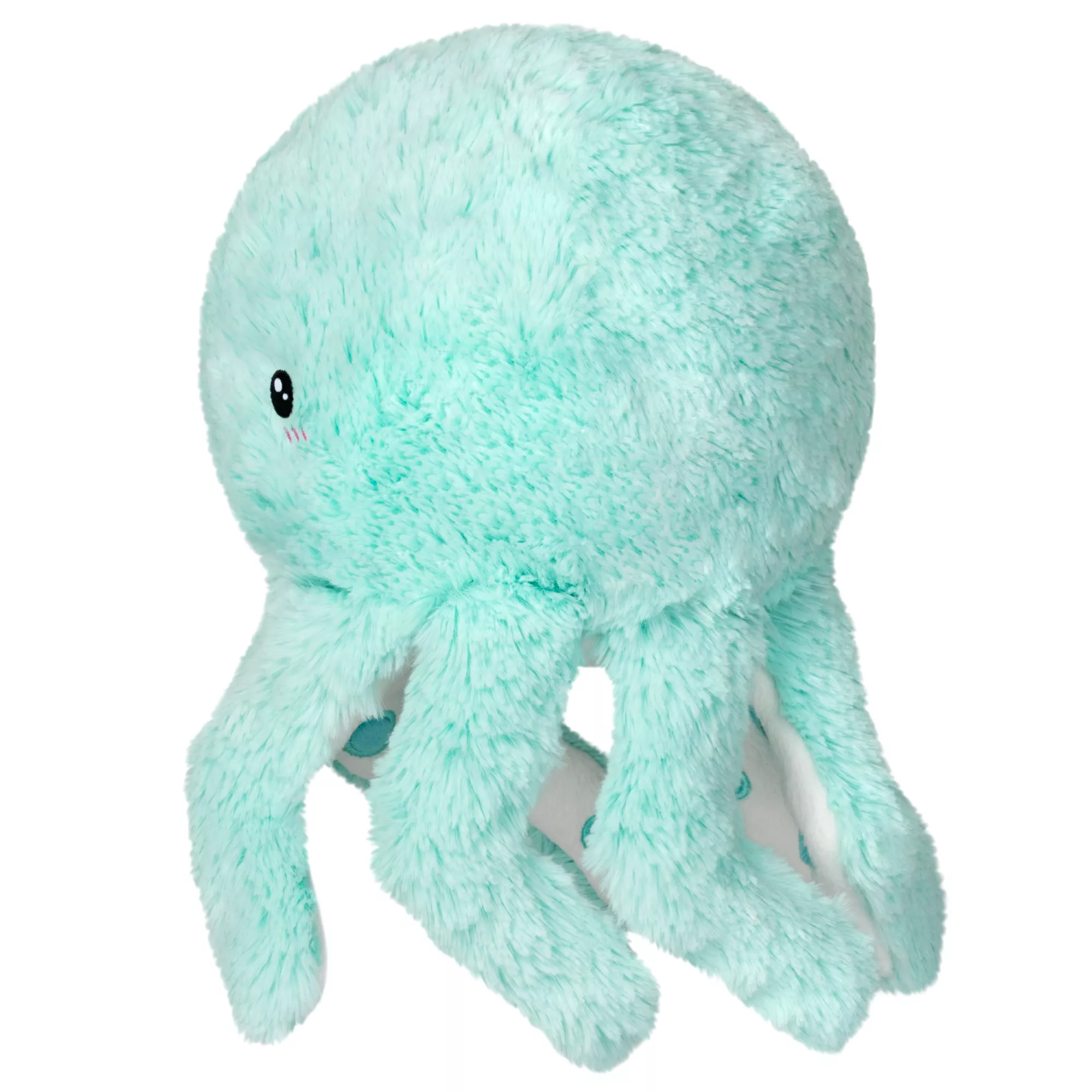 Mini Squishable Mint Octopus Plush at Spencer's