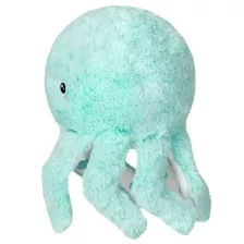 Mini Squishable Mint Octopus Plush at Spencer's