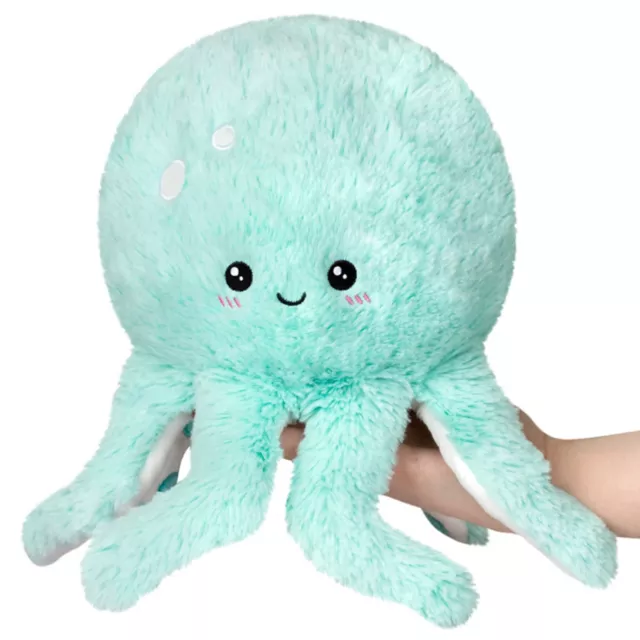 Mini Squishable Mint Octopus Plush at Spencer's