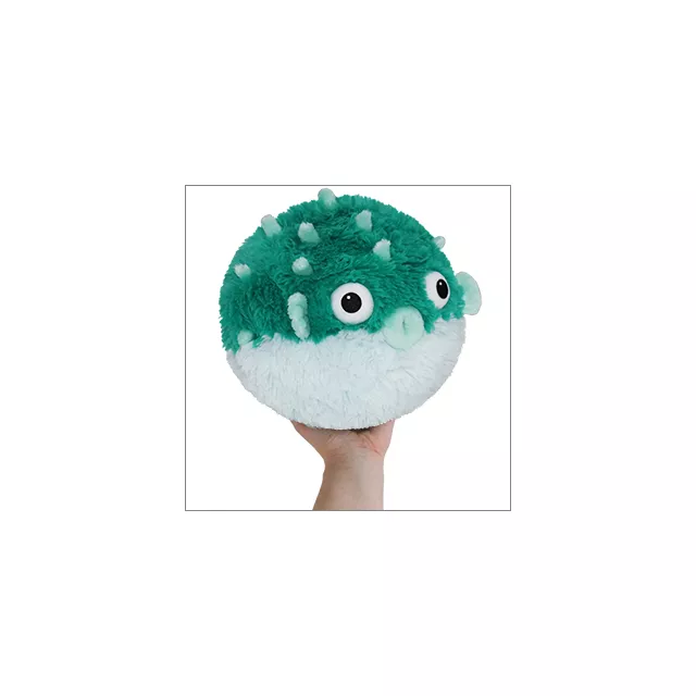 Mini Squishable Teal Pufferfish Plush at Spencer's