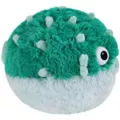 Mini Squishable Teal Pufferfish Plush at Spencer's