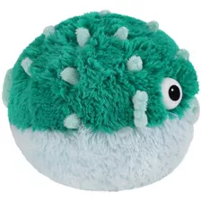 Mini Squishable Teal Pufferfish Plush at Spencer's