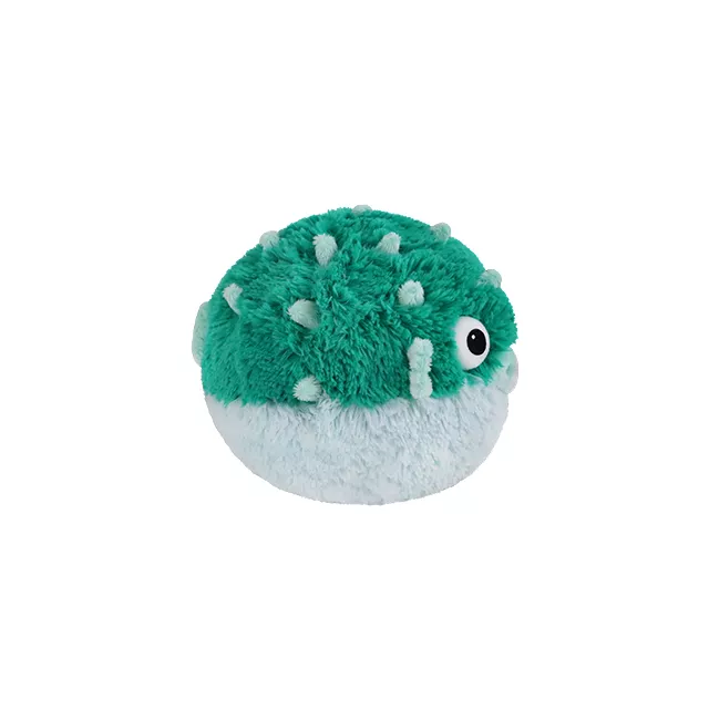Mini Squishable Teal Pufferfish Plush at Spencer's