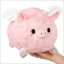 Mini Squishable Flying Piglet Plush at Spencer's