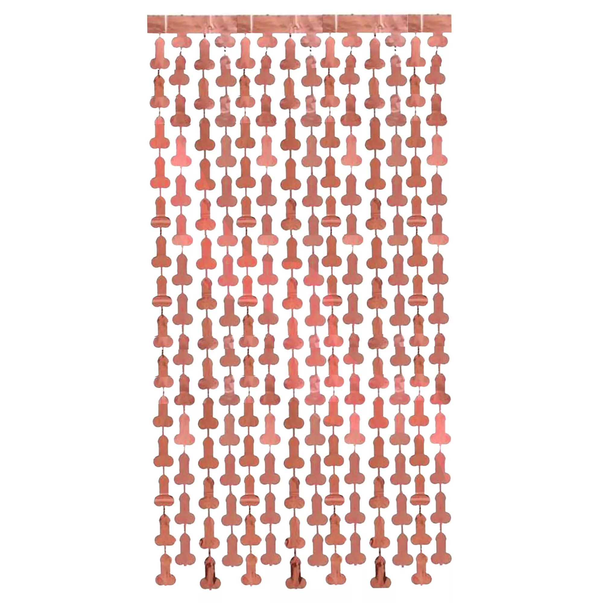 Multi-Pack Metallic Penis Curtains - 2 Pack at Spencer's