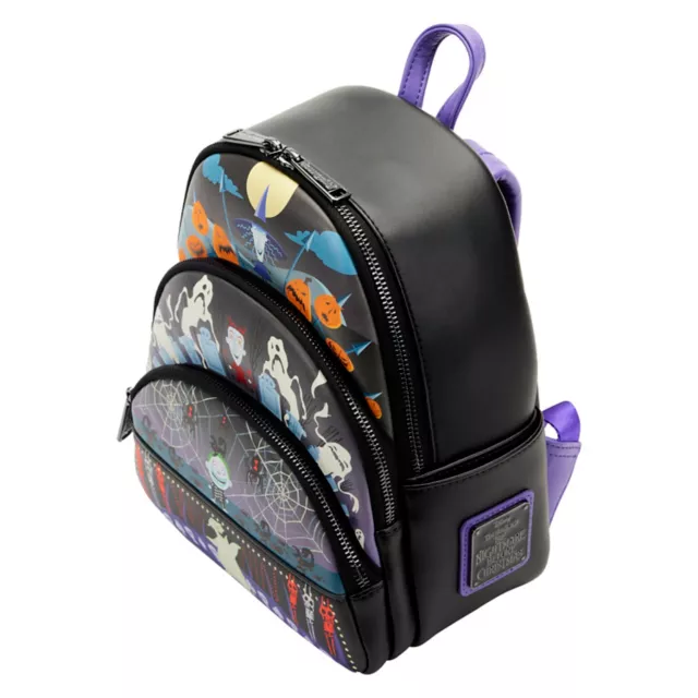 Loungefly Lock Shock Barrel and Oogie Boogie Mini Backpack The