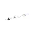 Multi-Pack CZ Butterfly Swirl Hoop Nose Rings and L-Bend Nose Rings 6 Pack - 20 Gauge at Spencer's