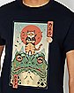 Katana Cat and Big Frog T Shirt- Vincent Trinidad