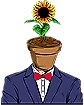 Pot Head Sunflower T Shirt- Your Highness