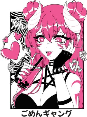 Boba Waifu T Shirt- Gomen Gang