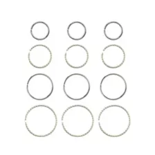 Multi-Pack Silvertone Hoop Nose Rings 12 Pack - 20 Gauge at Spencer's