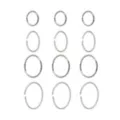 Multi-Pack Silvertone Hoop Nose Rings 12 Pack - 20 Gauge at Spencer's