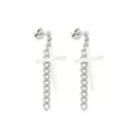 Chain Cross Dangle Earrings at Spencer's
