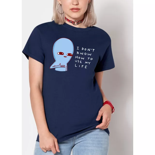 I Don't Know How T Shirt - Nathan W. Pyle at Spencer's