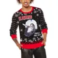 Light-Up Michael Myers Slashing Through the Snow Christmas Sweater - Halloween at Spencer's