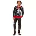 Light-Up Michael Myers Slashing Through the Snow Christmas Sweater - Halloween at Spencer's