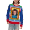 Light-Up Lenticular Chucky Christmas Sweater at Spencer's