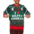 Light-Up I Heart MILFs & Cookies Christmas Sweater - Danny Duncan at Spencer's