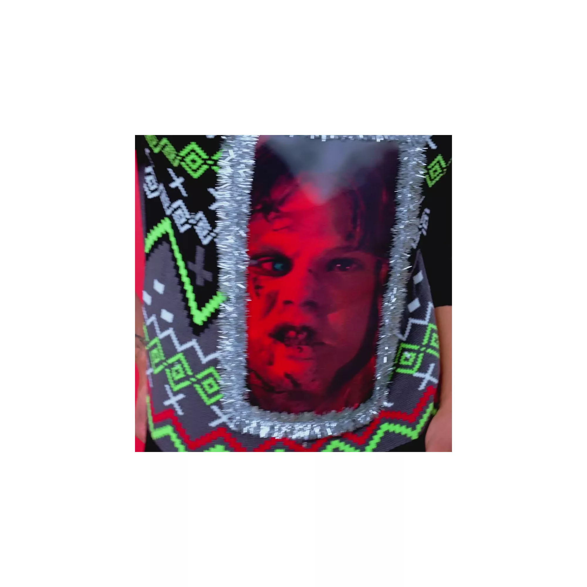 Light-Up Full of Christmas Spirit Sweater - The Exorcist