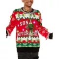 Light-Up Son of a Nutcracker Ugly Christmas Sweater - Elf at Spencer's