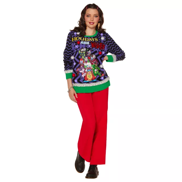 Light-Up Holidays Are Killer Christmas Sweater - Killer Klowns from Outer Space at Spencer's