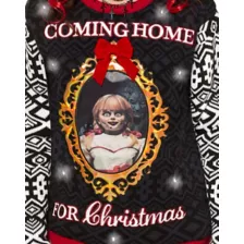 Light-Up Coming Home for Christmas Annabelle Christmas Sweater at Spencer's