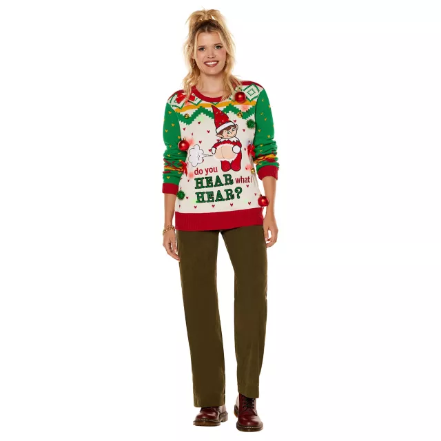 Elf light up sweatshirt best sale
