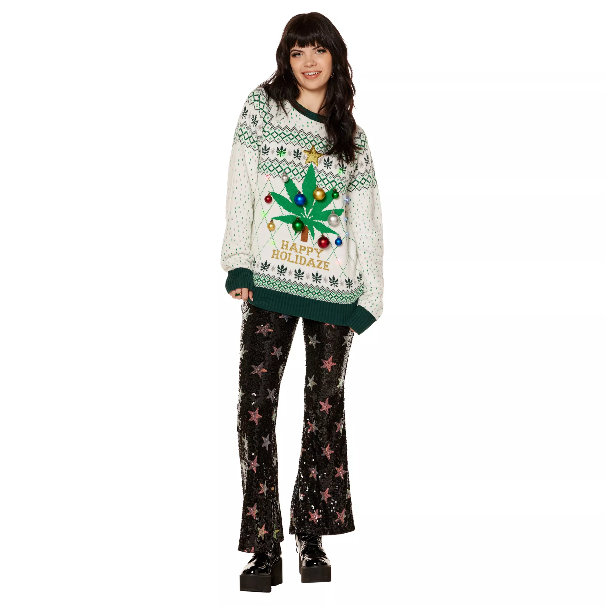 Happy Holidaze Ugly Christmas Sweater