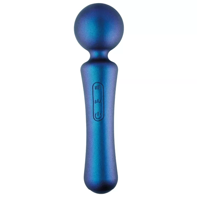Midnight Magic 20-Function Vibrating Rechargeable Wand Massager - Hott Love Extreme
