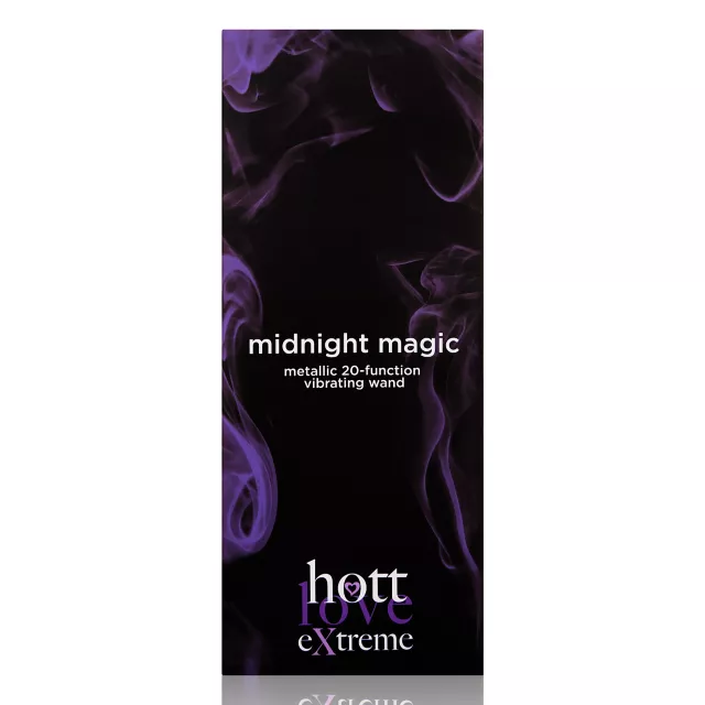 Midnight Magic 20-Function Vibrating Rechargeable Wand Massager - Hott Love Extreme at Spencer's